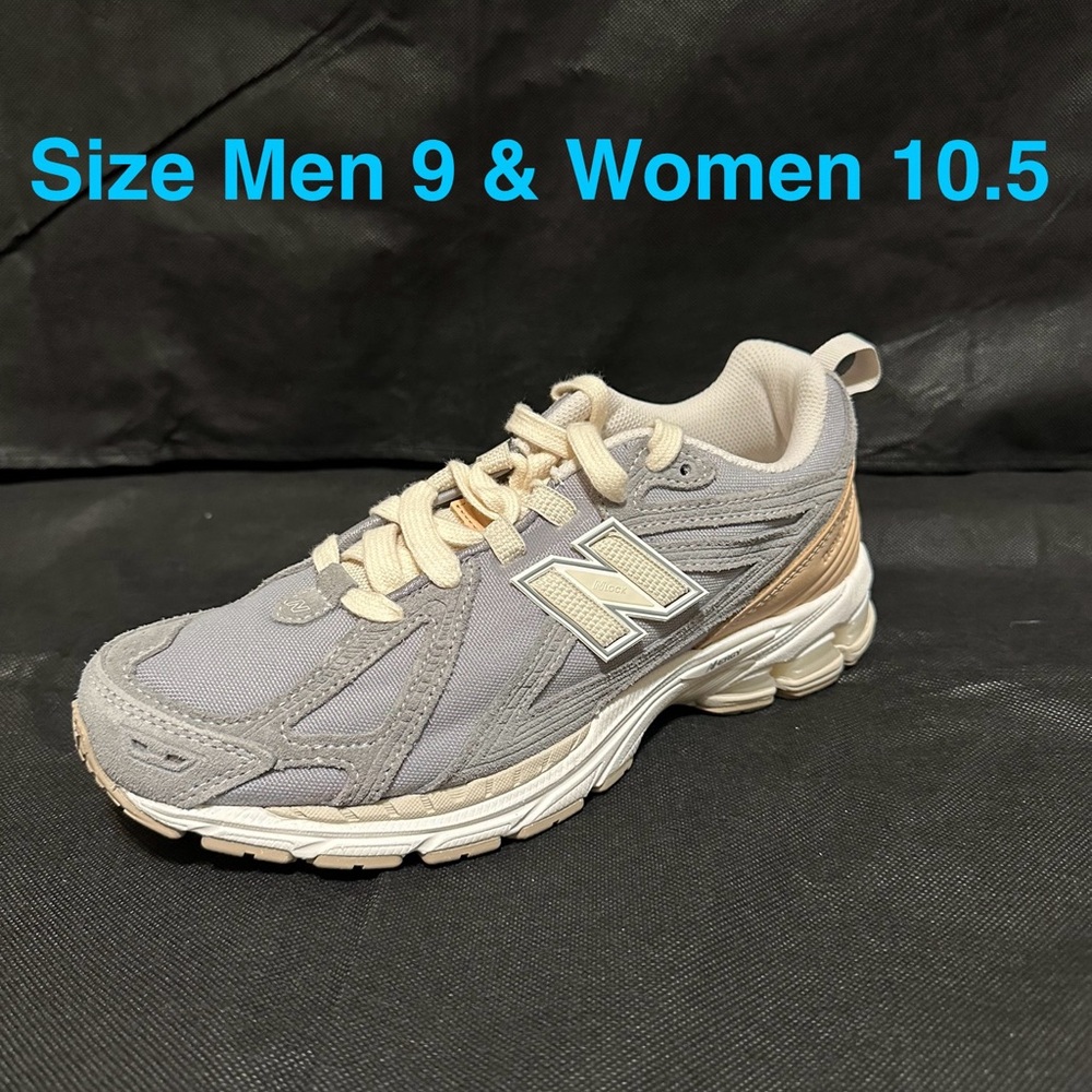 New Womens New Balance Beige and Gray Athletic Shoes